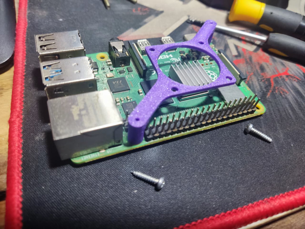 Suporte cooler raspberrry pi