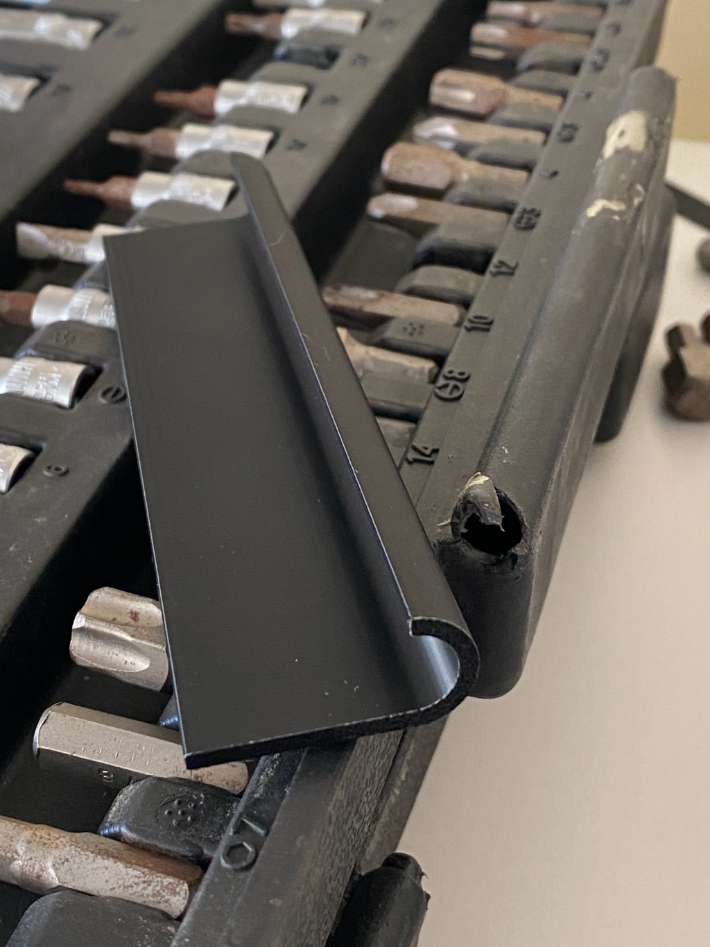 Tool case hinge repair/protection