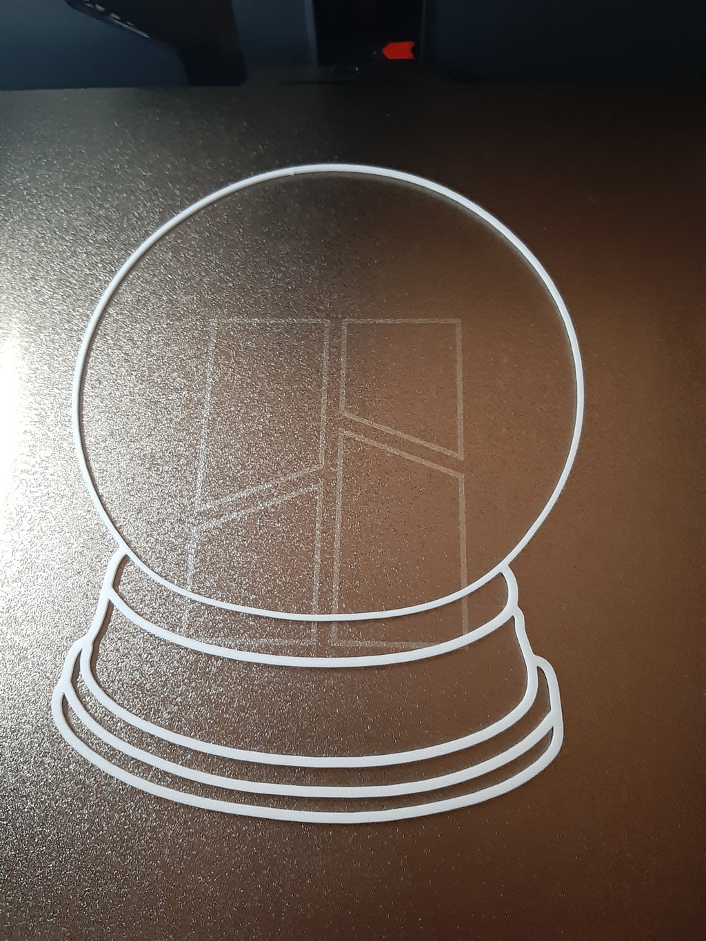 Snow Globe Stencil