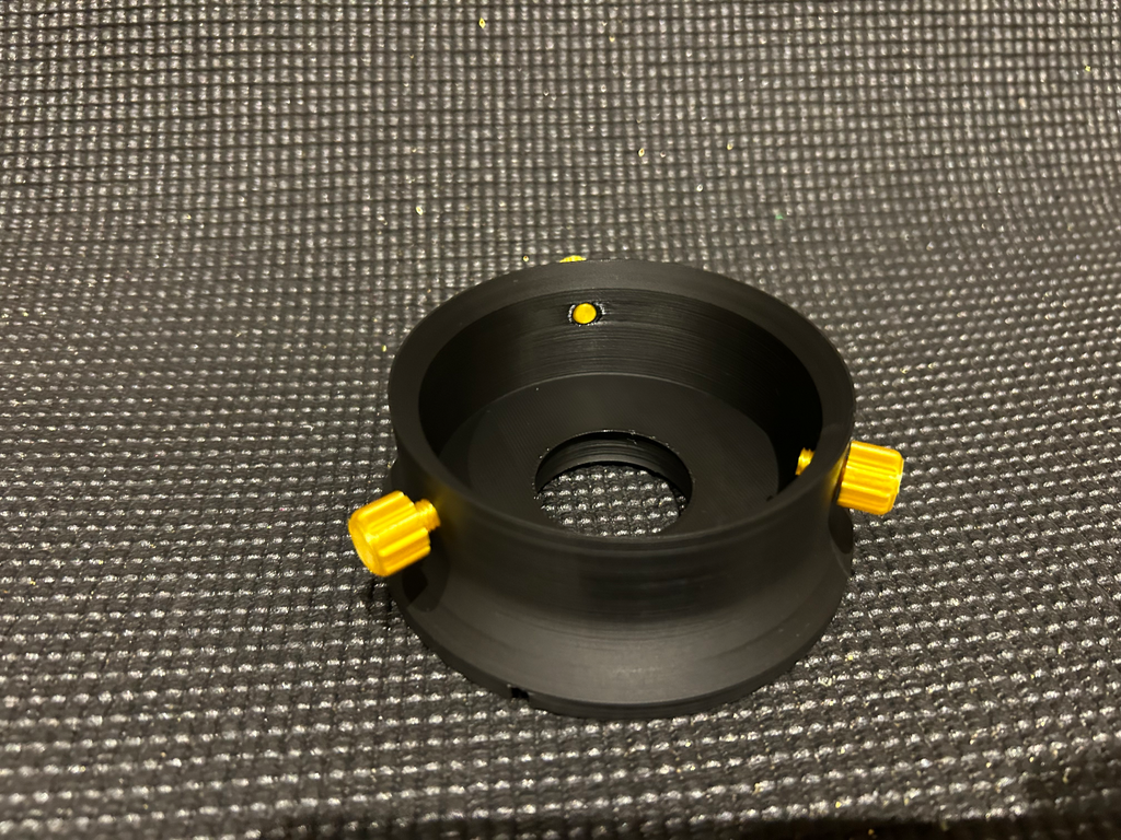Lithophane globe base with screws