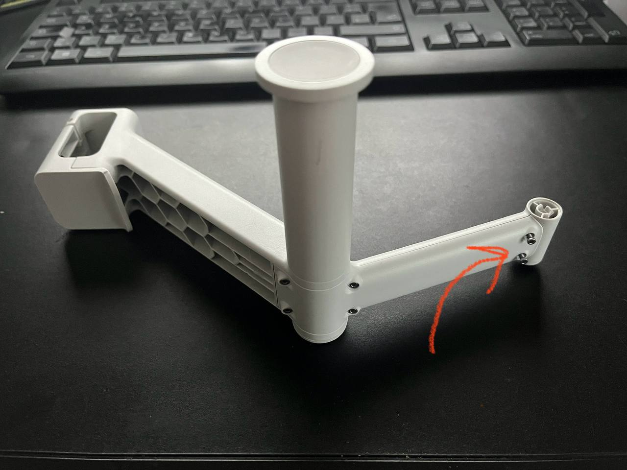 Bambu Lab A1 - AMS Lite tube holder - connector adapter for TPU filament or external spool