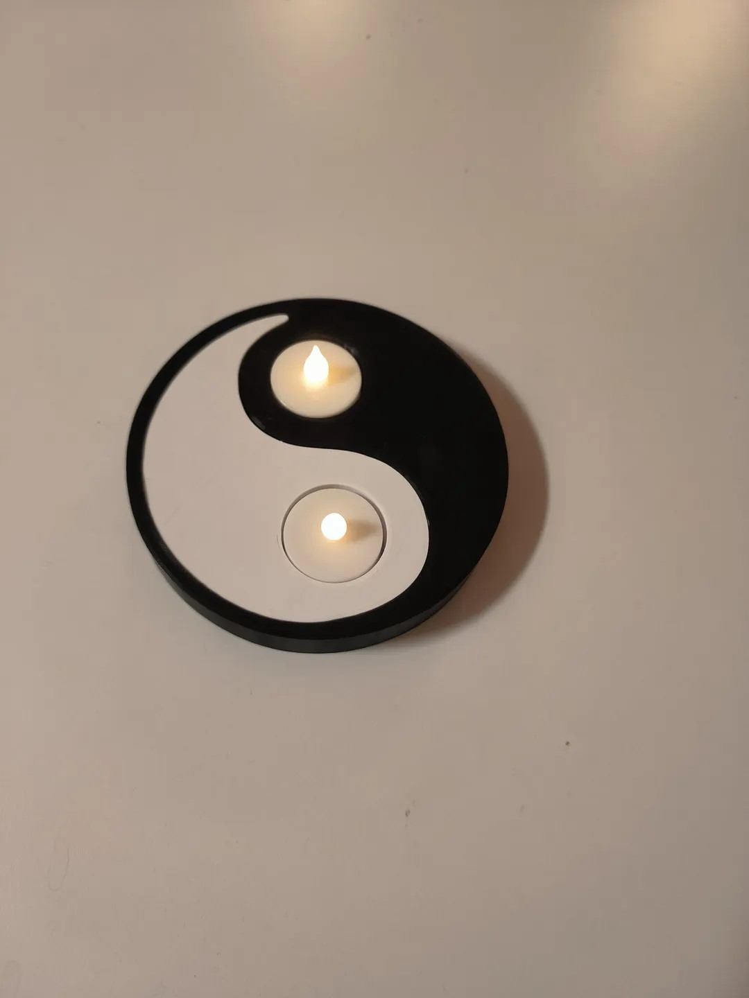 Yin Yang tea light
