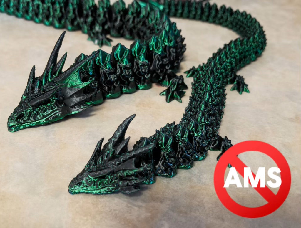 Articulated Flexi Dragon - Easy 3D Printable