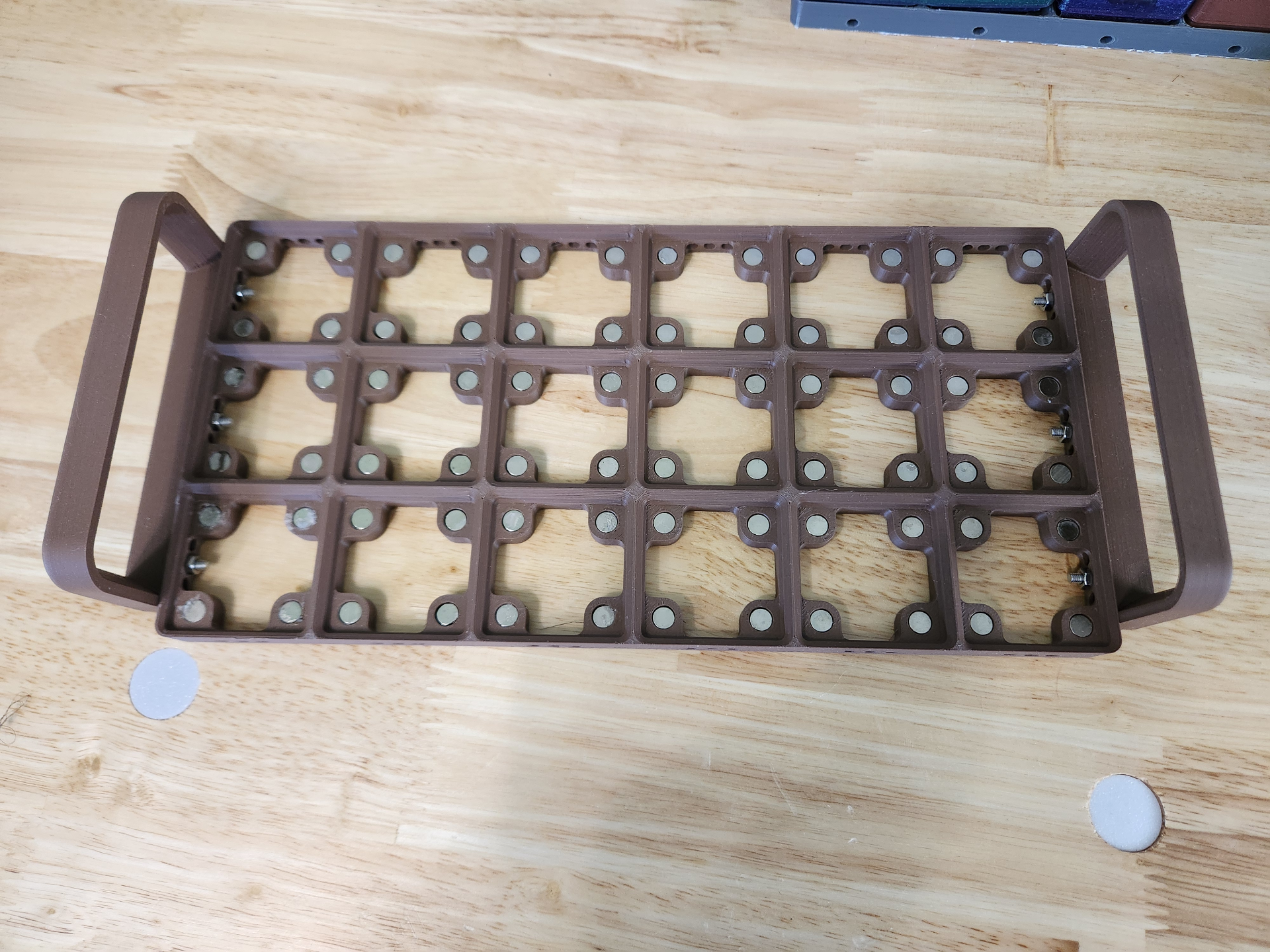 Gridfinity Tray with Handles - 6x3 Baseplate