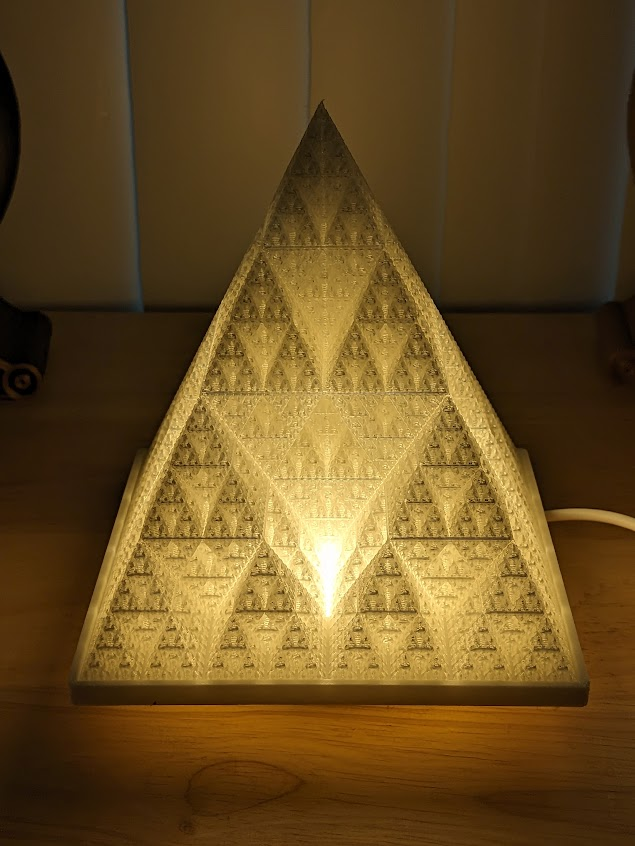 Decorative Lit Fractal Tree