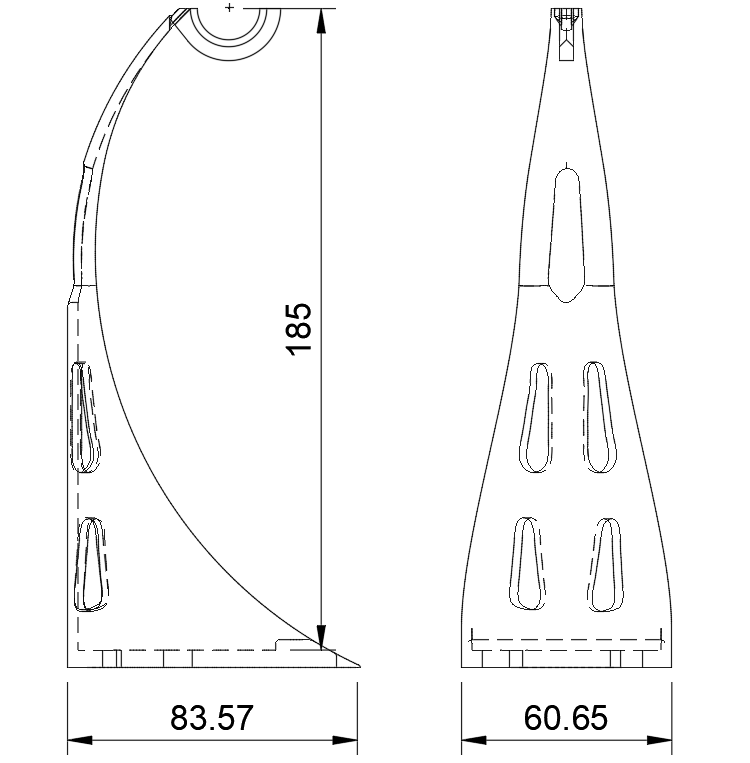 Glasses holder/stand with small storage at bottom.