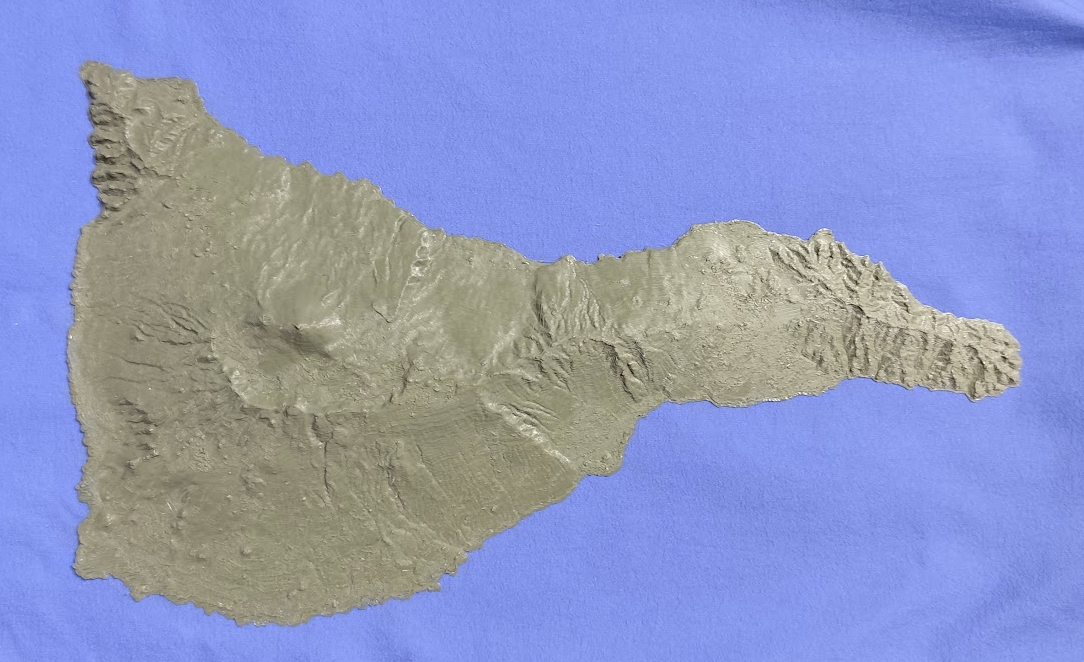 Tenerife - 3D model (SRTM)
