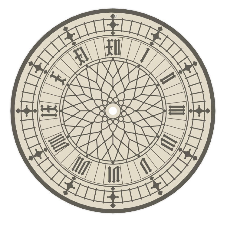 Big Ben Clock with Arrows