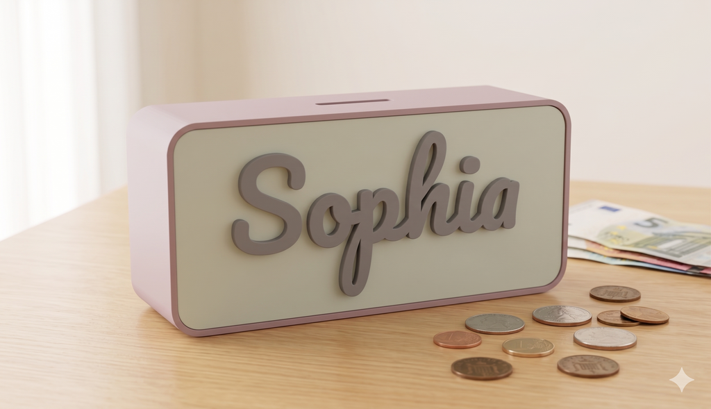 Parametric Name Piggy Bank Maker