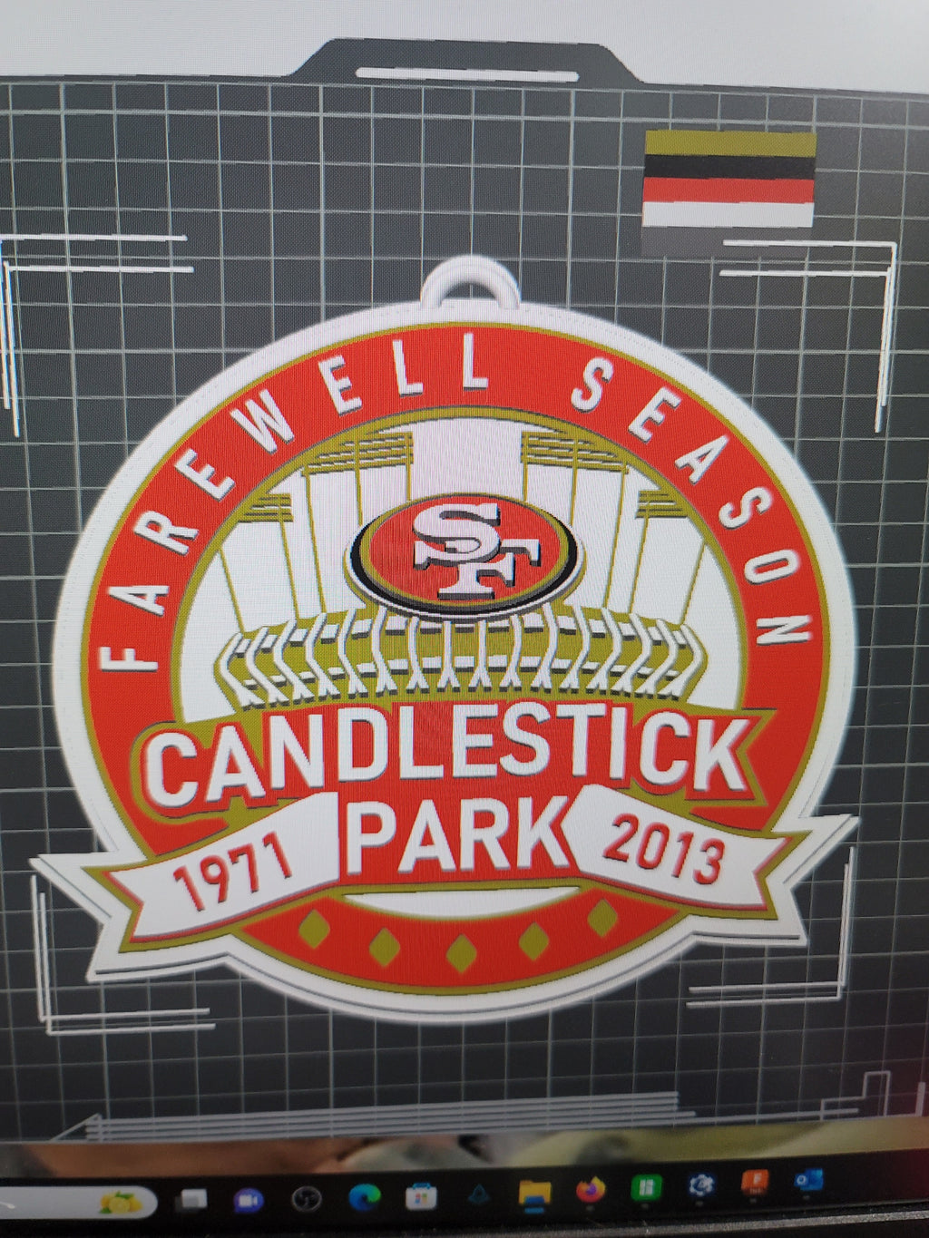 SF 49ERS CANDLESTICK Hype Chain
