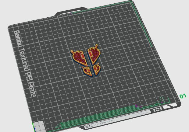 magnetic heart keychain and pendant