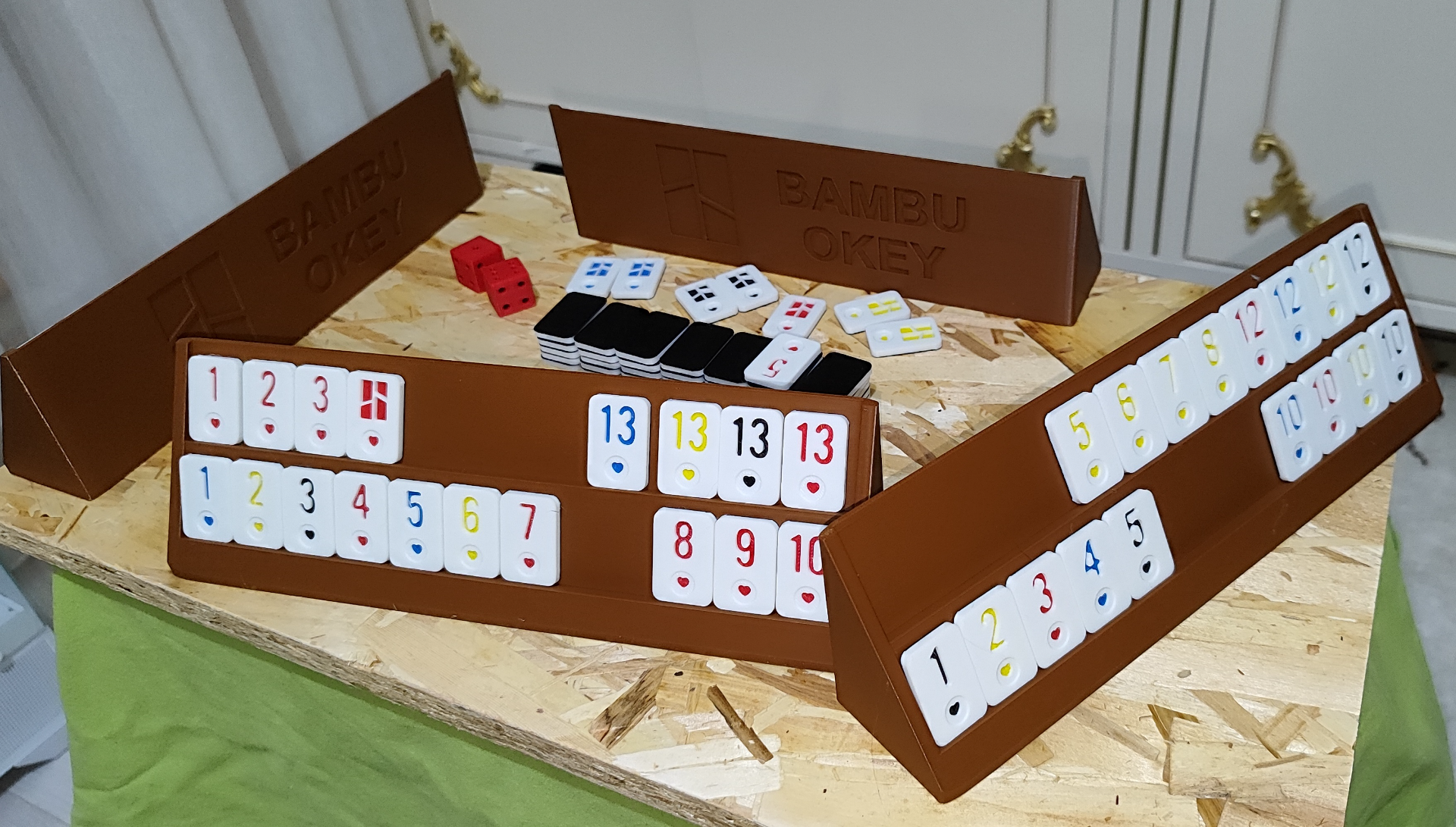 USTUN3D Bambu Okey (Rummikub)