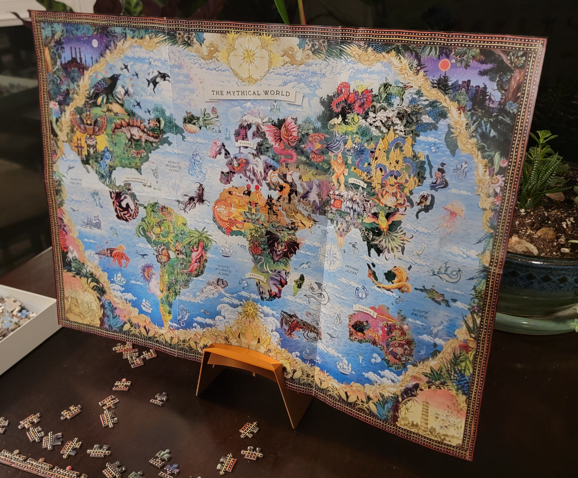 Jigsaw Puzzle Art Box Stand