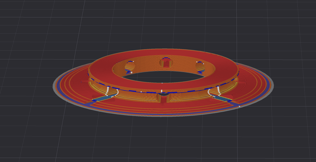 vacuum ring for vacuum bag (automatic Alignment)