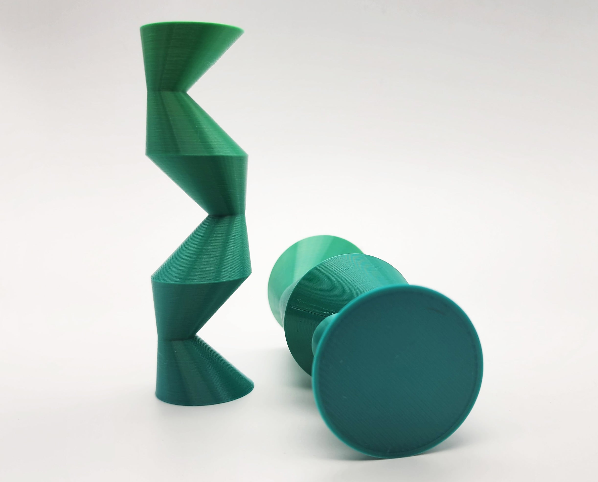 Cones & Spheres Spiral Vases