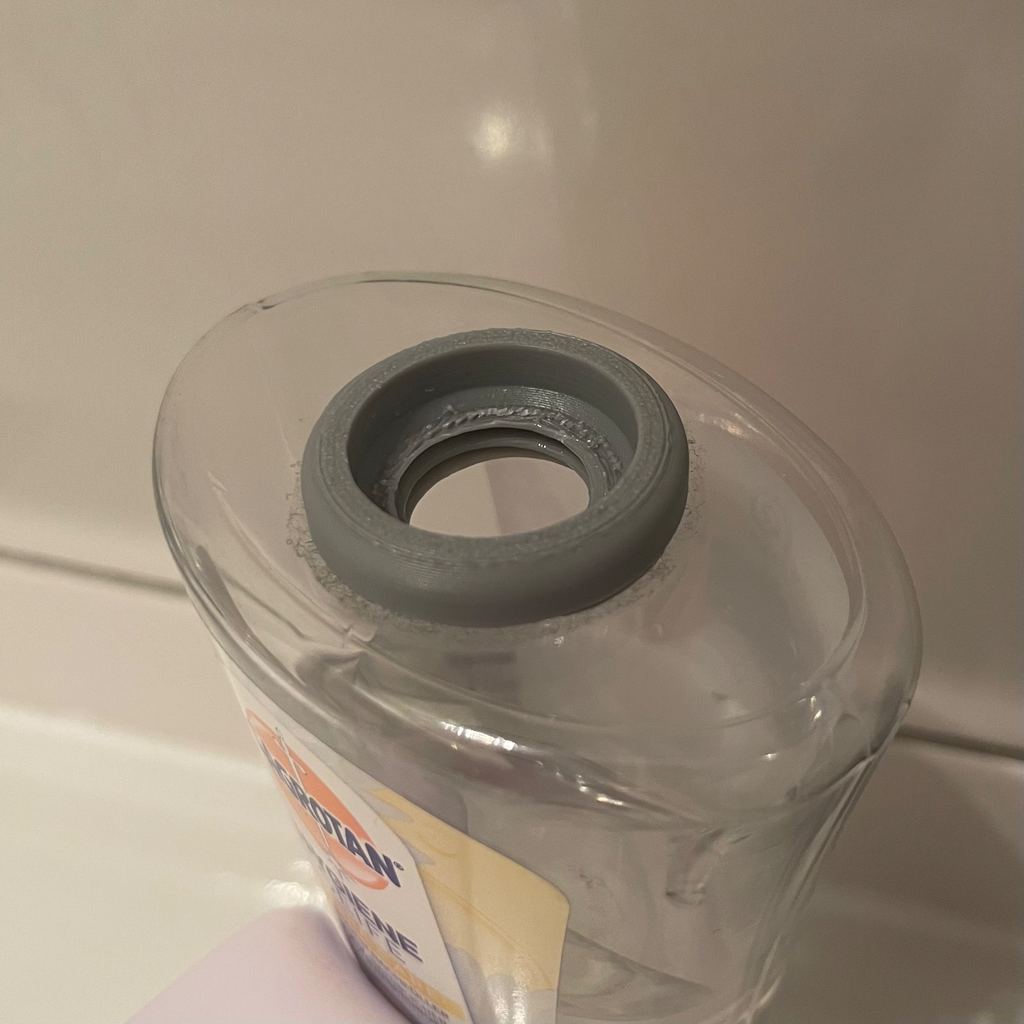 Threaded Refill Cap for No-Touch Soap Dispenser