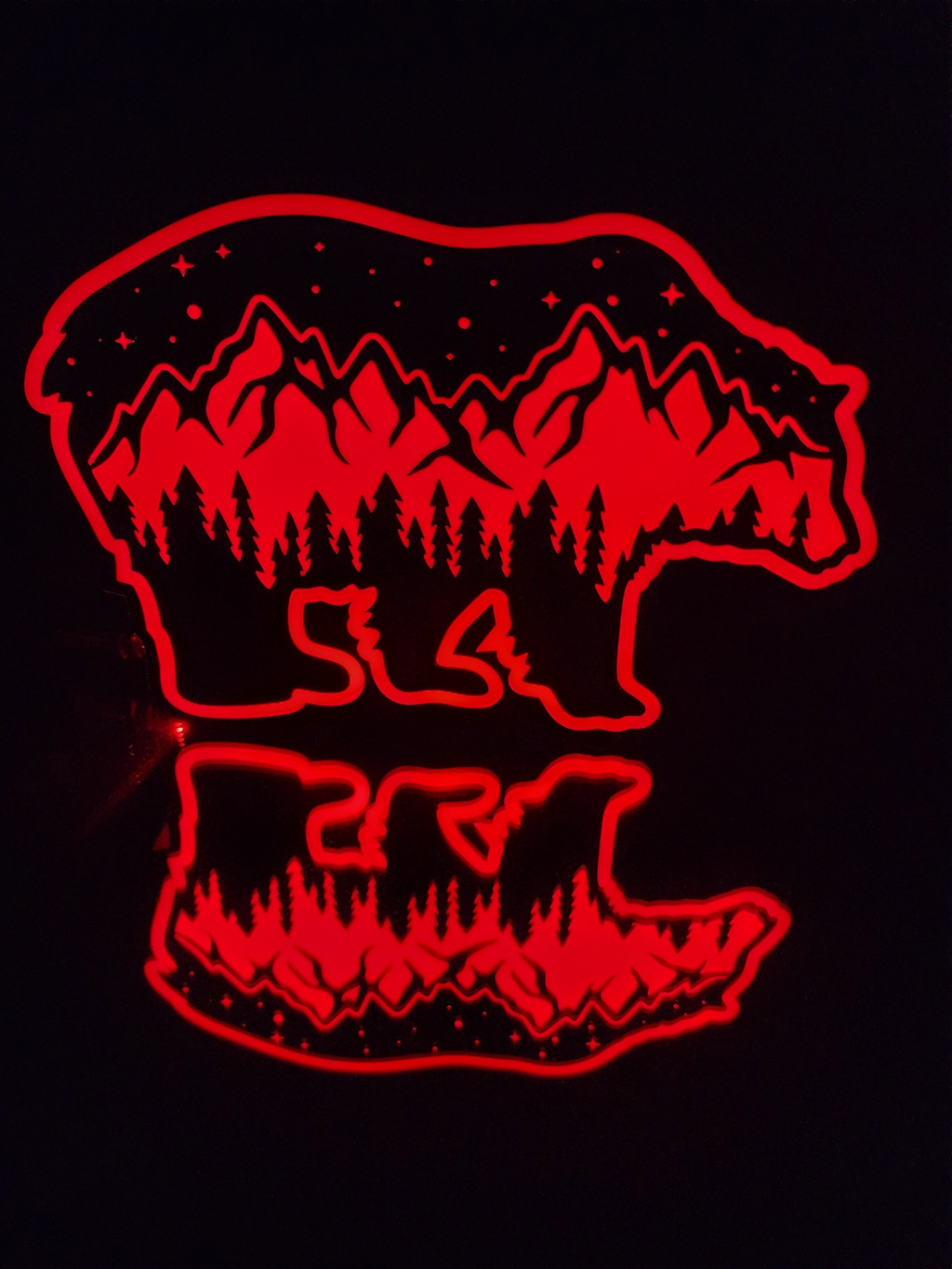 Bear Light Box LED Lamp