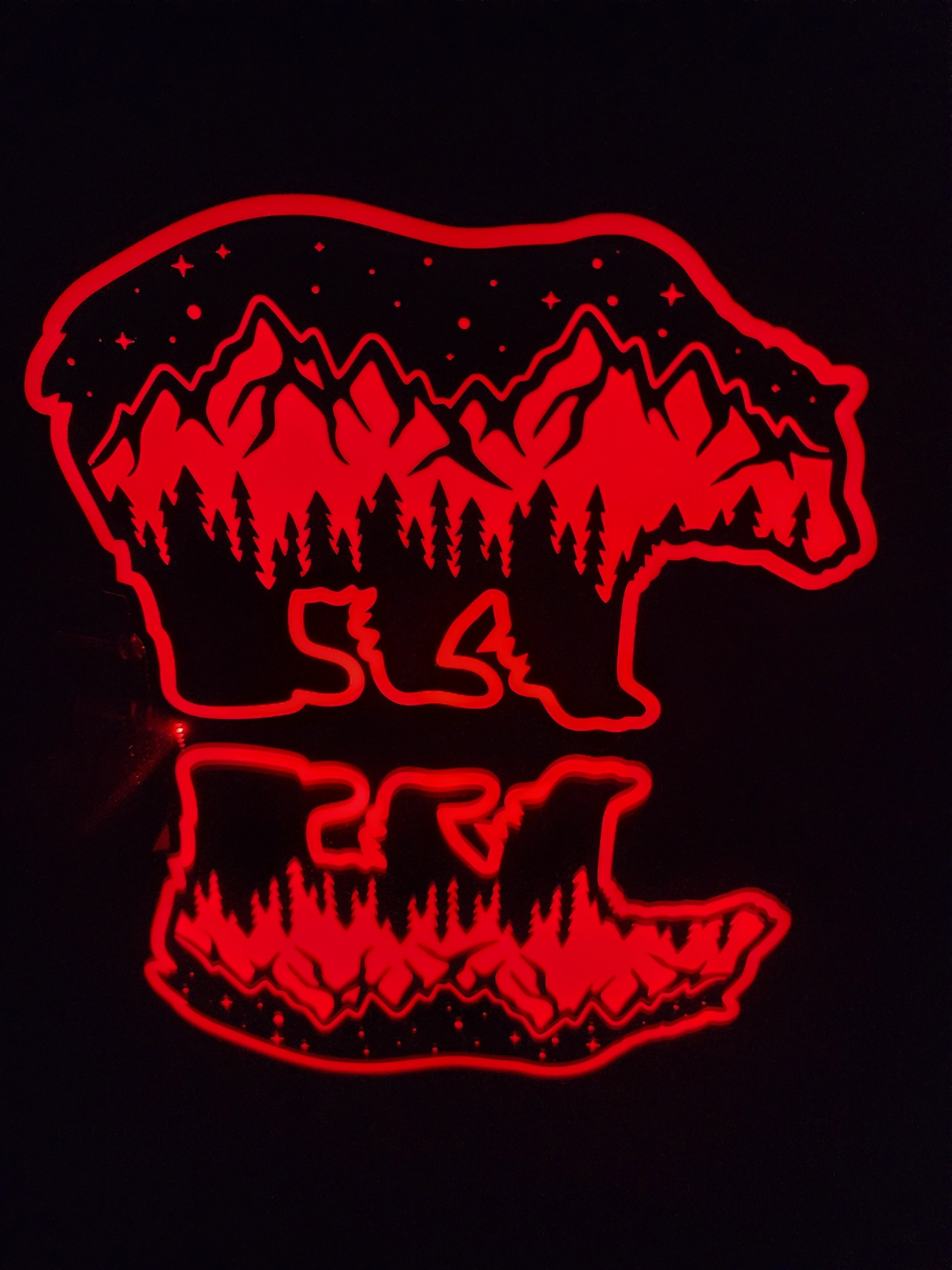 Bear Light Box LED Lamp