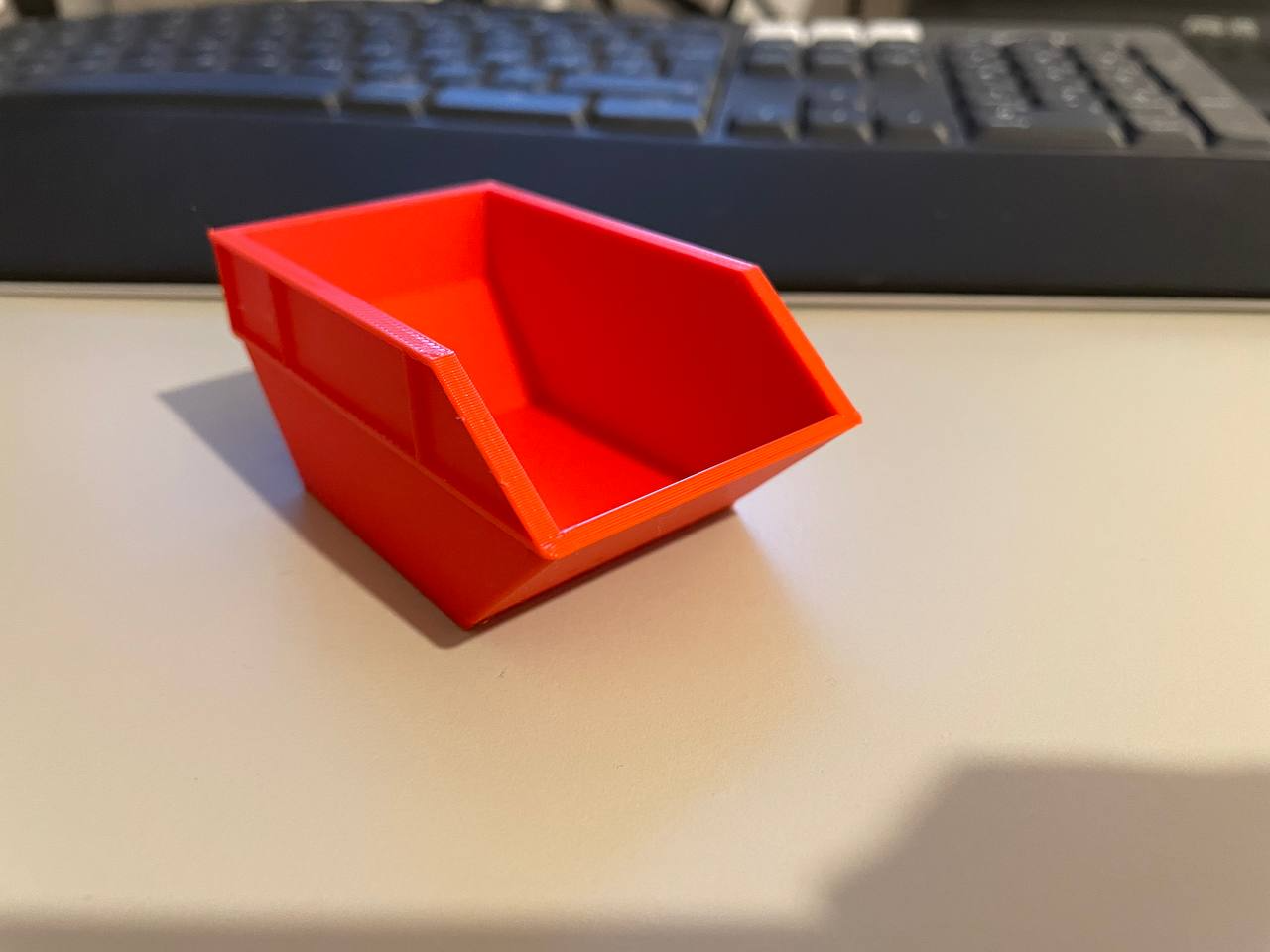 Poop chute trash container
