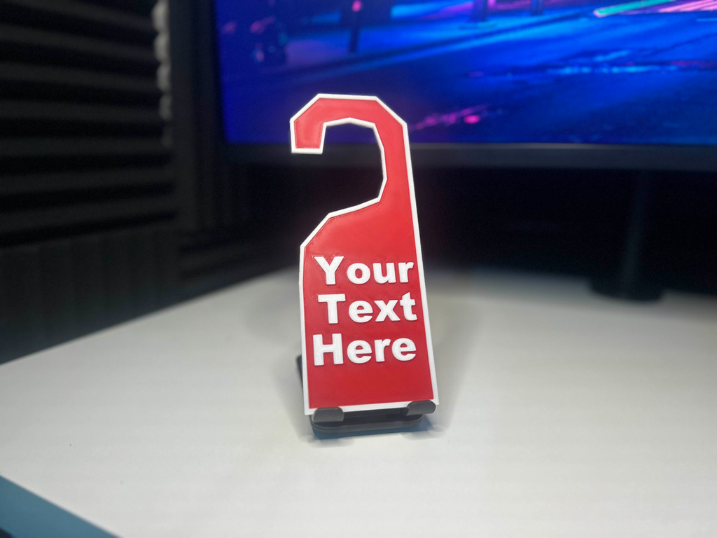 Custom Hall Pass Hanger