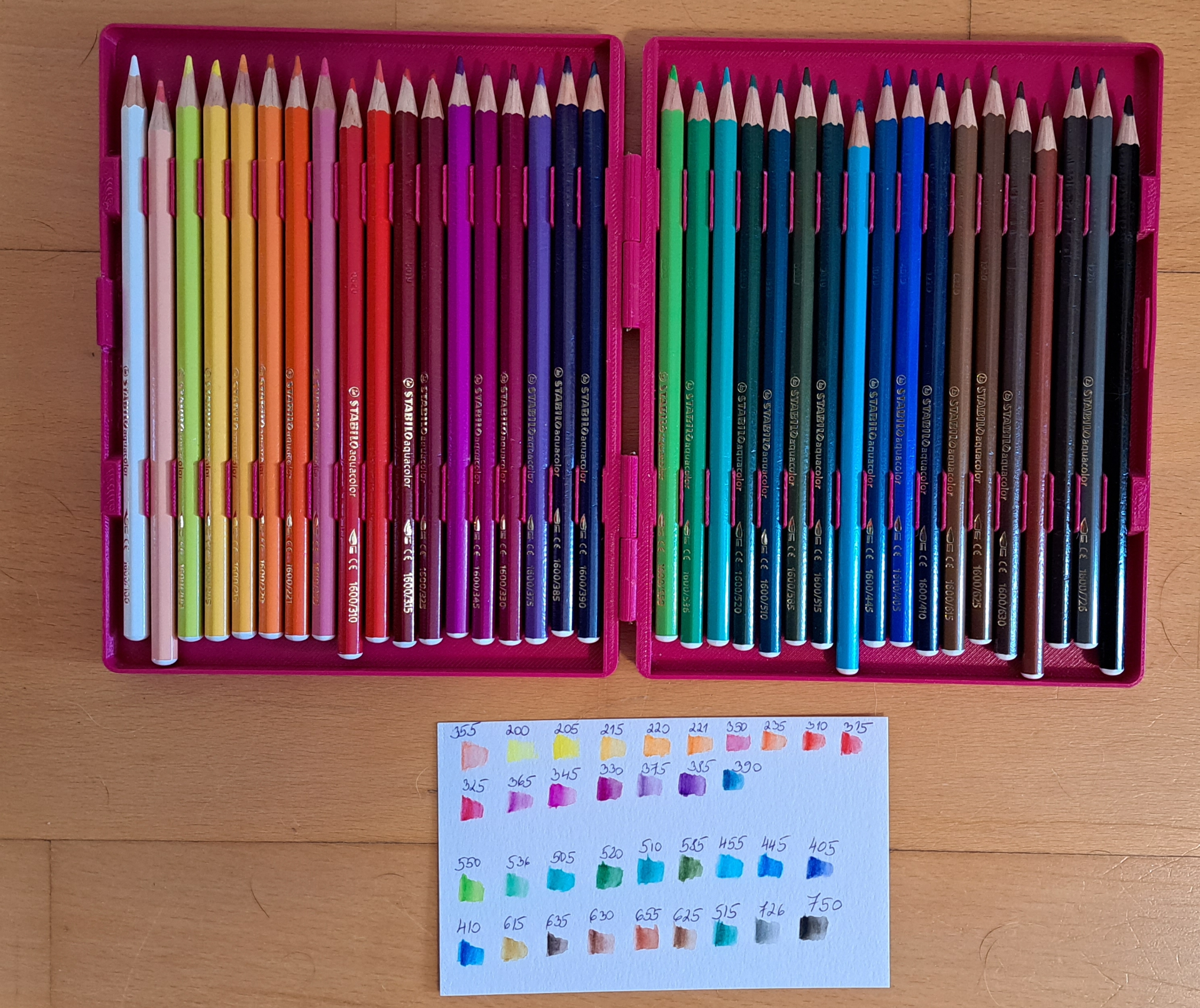 Stabilo aquacolor pencil case