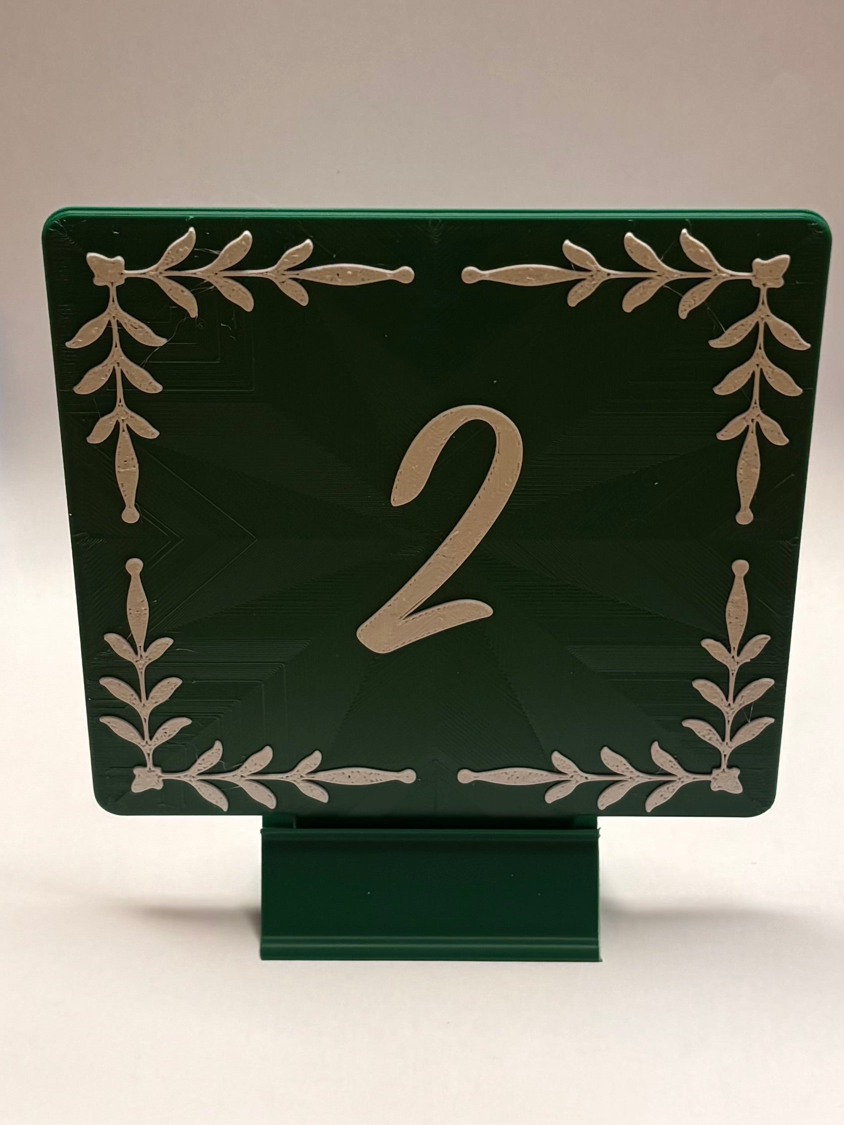 Table Numbers Customisable Design 2