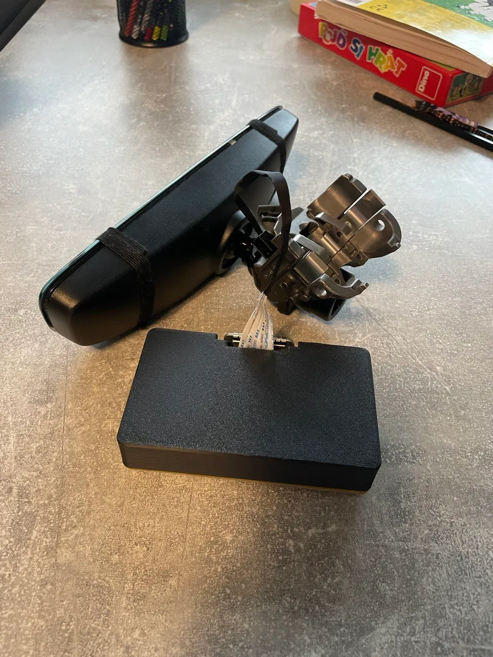 Parts for modifying FLA mirror for retrofitting Lane Assist