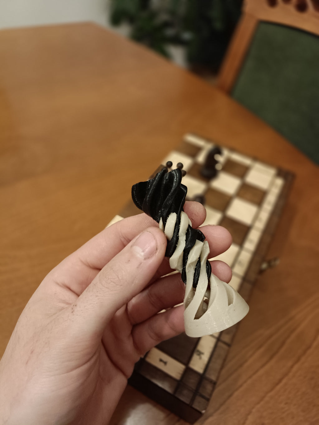 Impossible Passthrough Pawn Chess Piece
