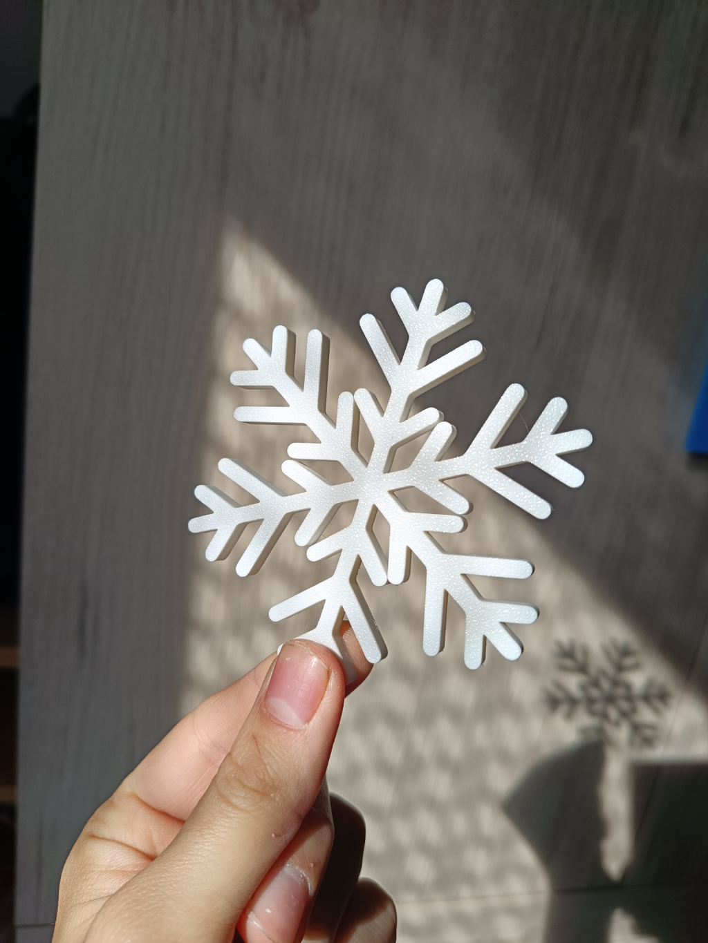 Set de posavasos de copos de nieve