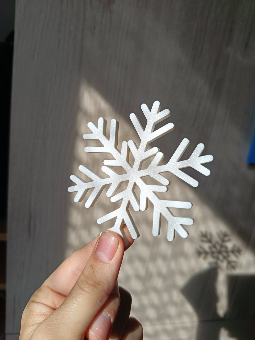 Set de posavasos de copos de nieve