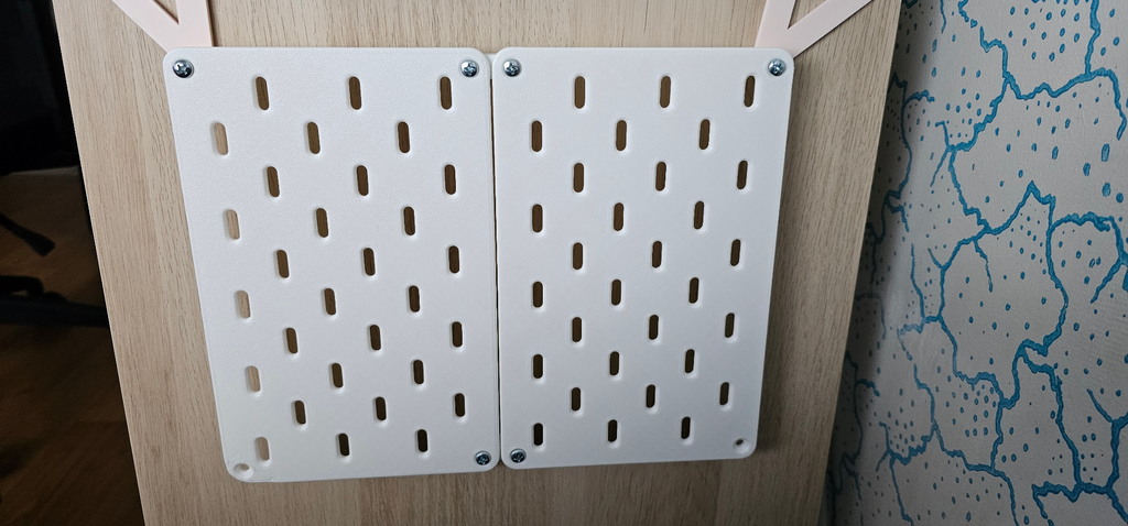 Ikea Skadis Connector with M4 screw & bold