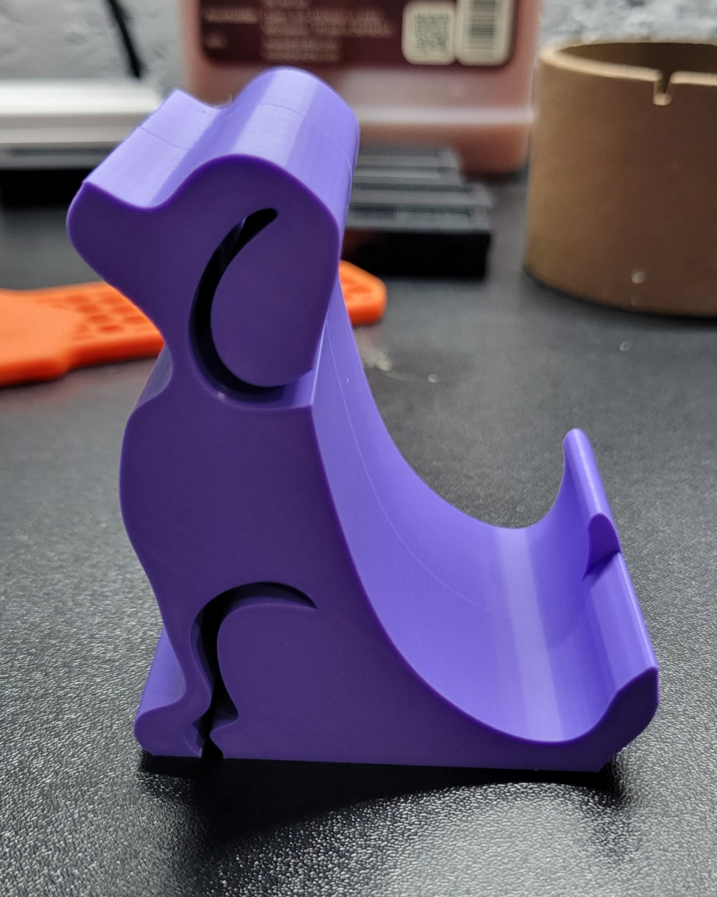 Dog Phone Holder w/ Short Tail