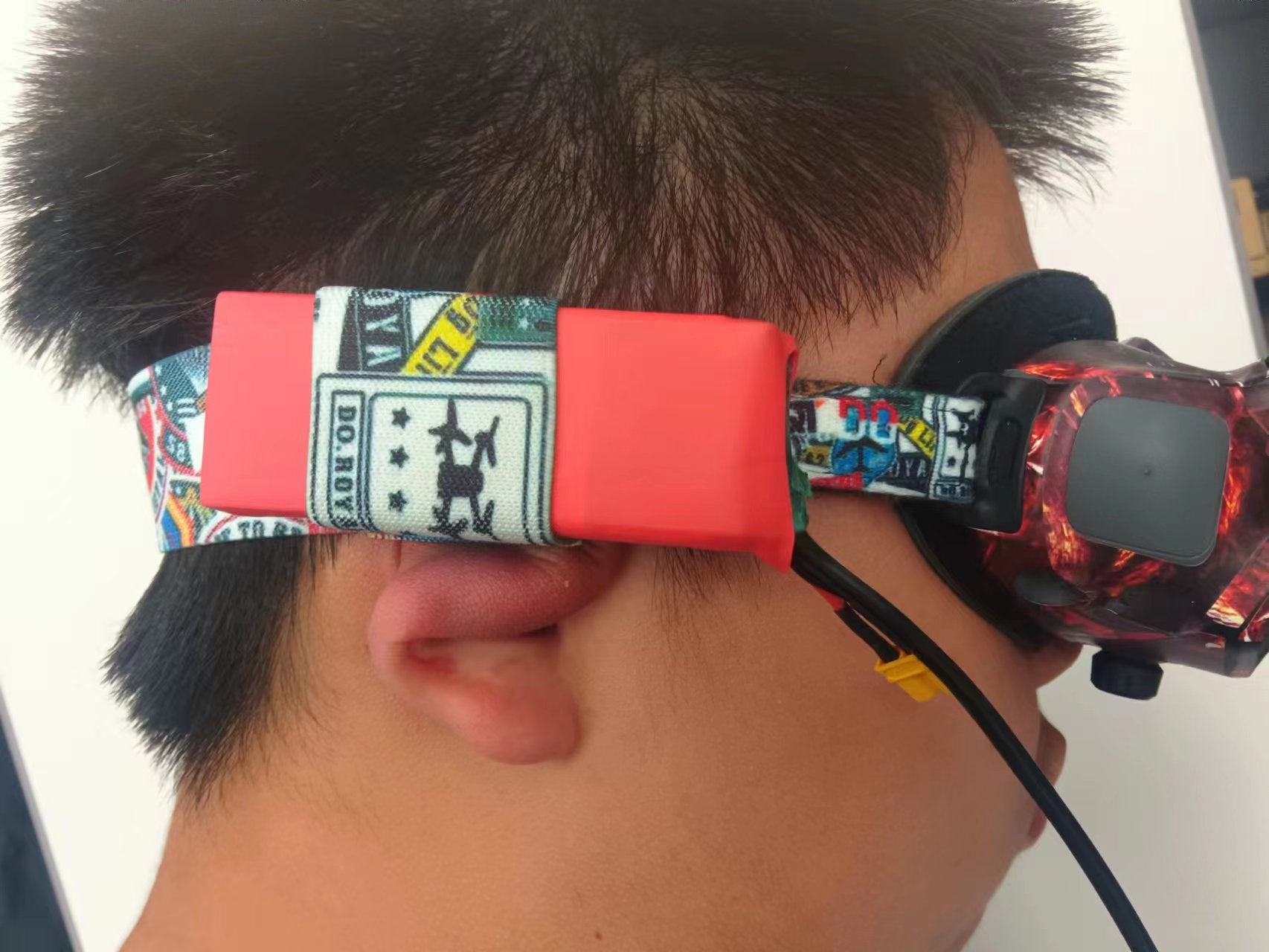 大疆g2眼镜绑带加长，不勒耳朵，3D打印tpu，适配其他眼镜绑带
