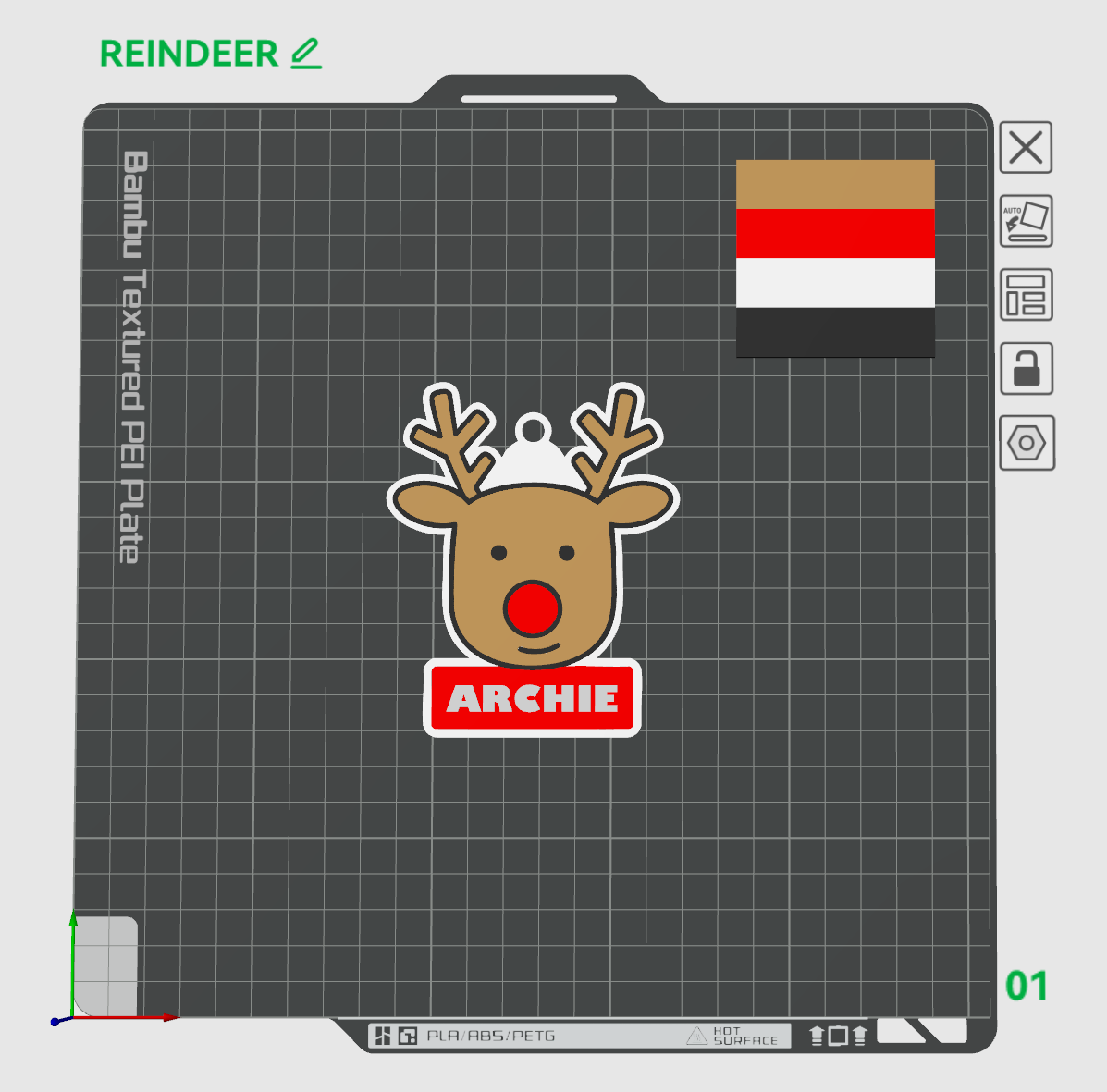 Custom Christmas Ornaments - Editable Nameplates