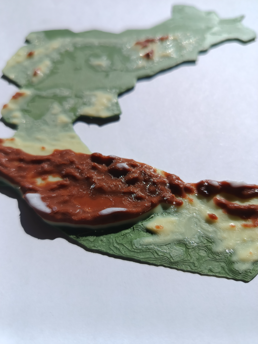 Terrain Map - Colored - Croatia