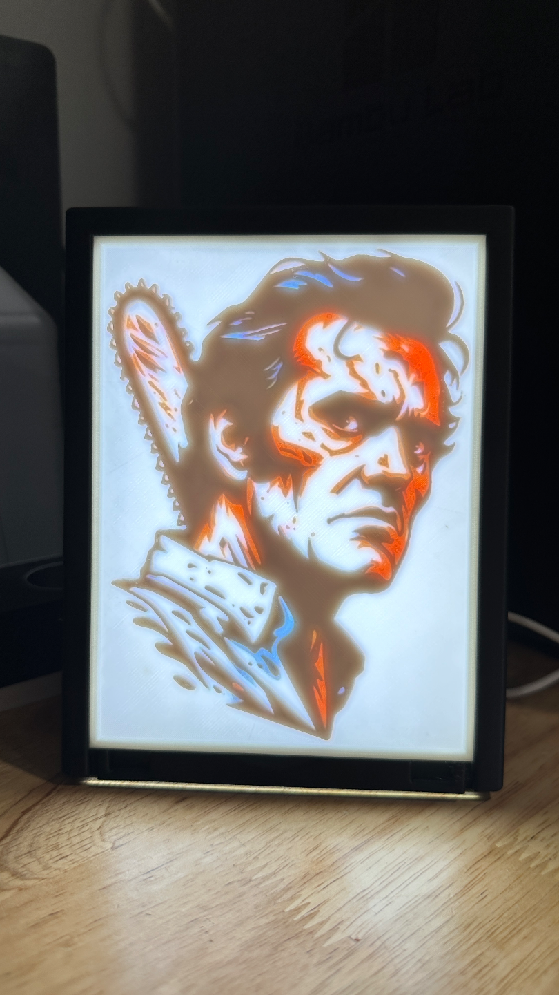 Ash Williams: Deadite Slayer Lithophane