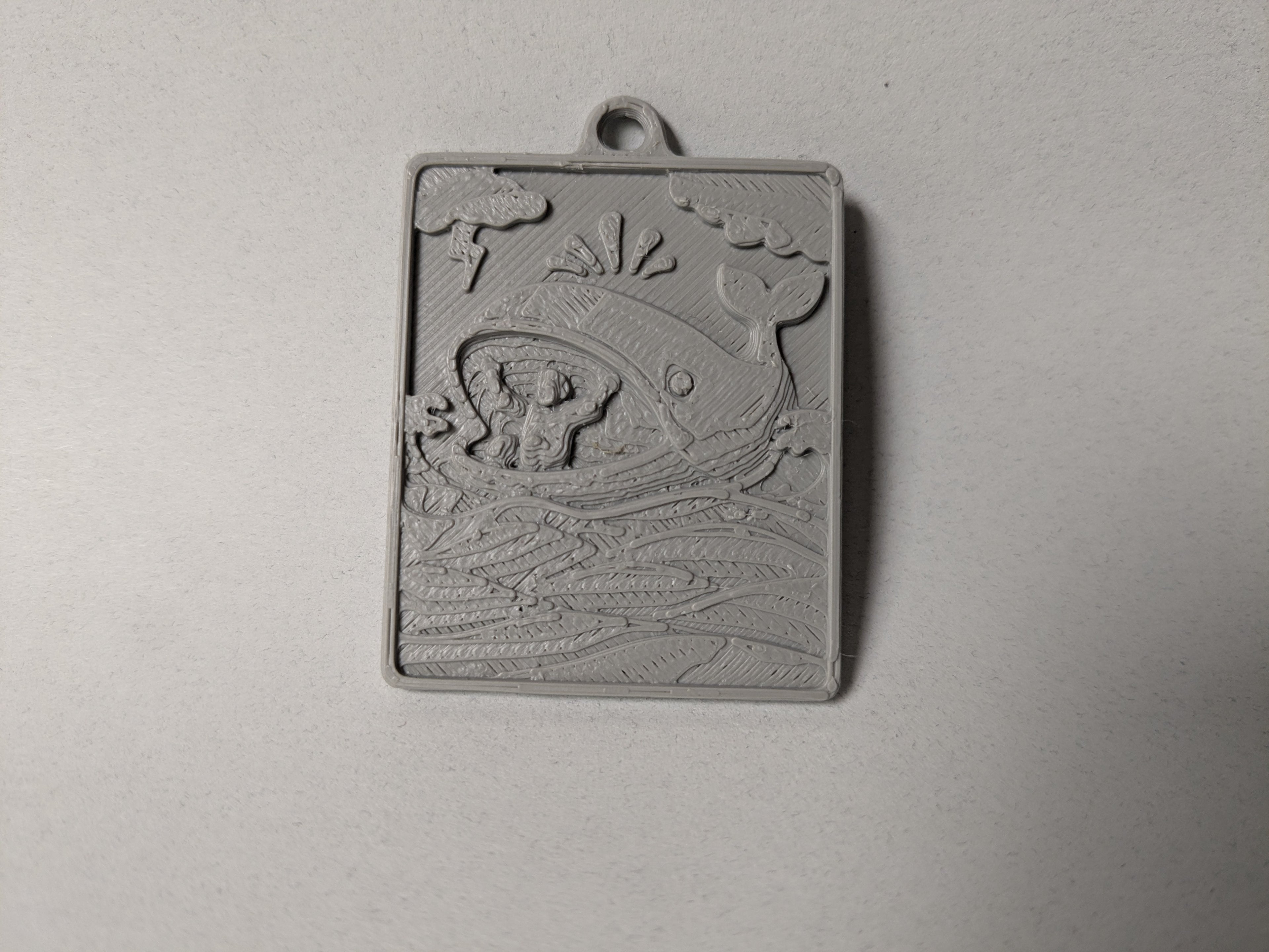 Jonah's Whale Biblical Keychain/Ornament