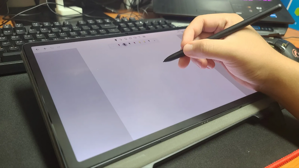 tablet stand_drawing angle