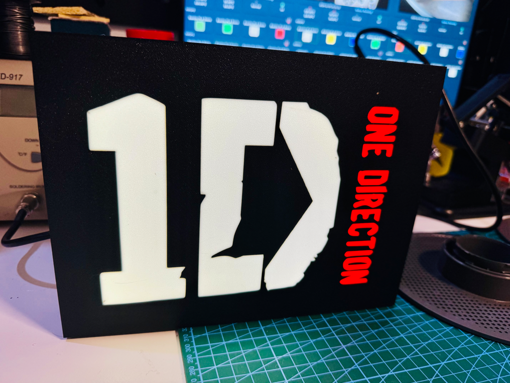 One Direction: Light up 1D Sign