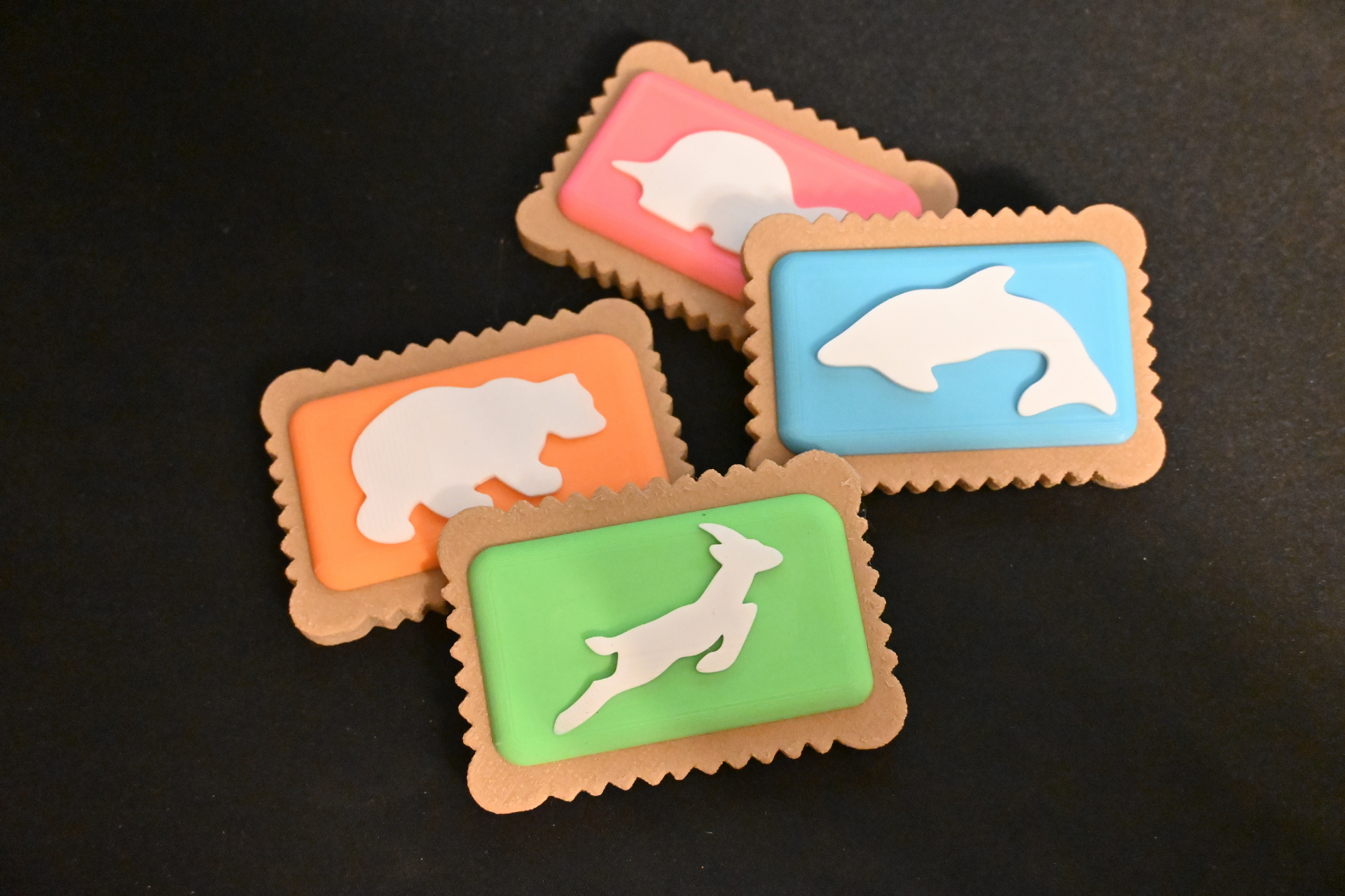 Zoo Cookies Fridge Magnets