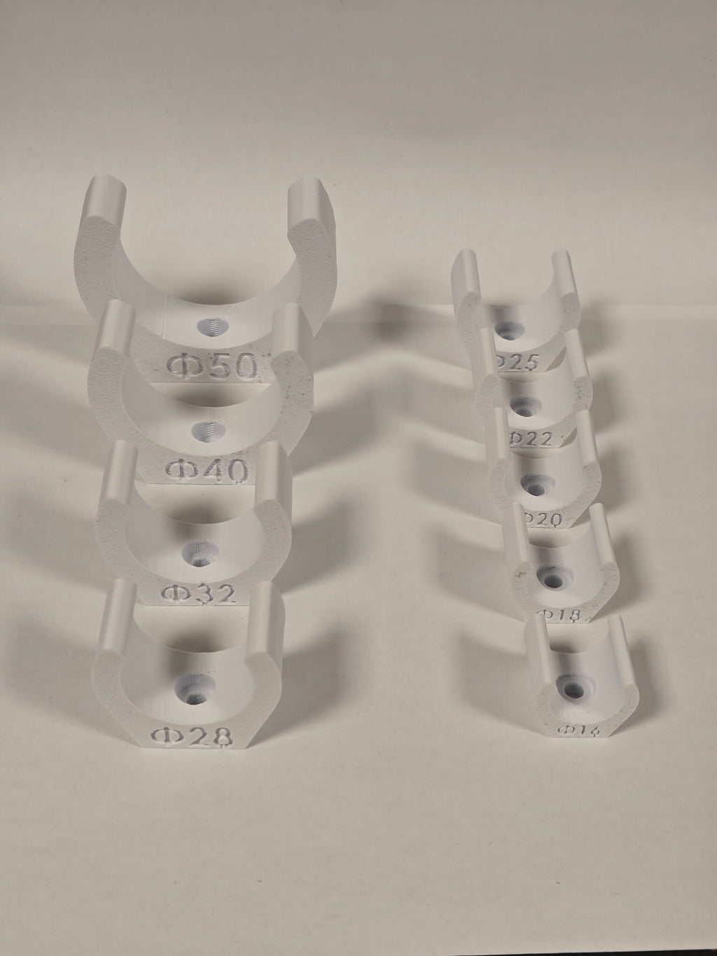 Heavy-Duty Pipe Clips (M4) | 16-50mm Set