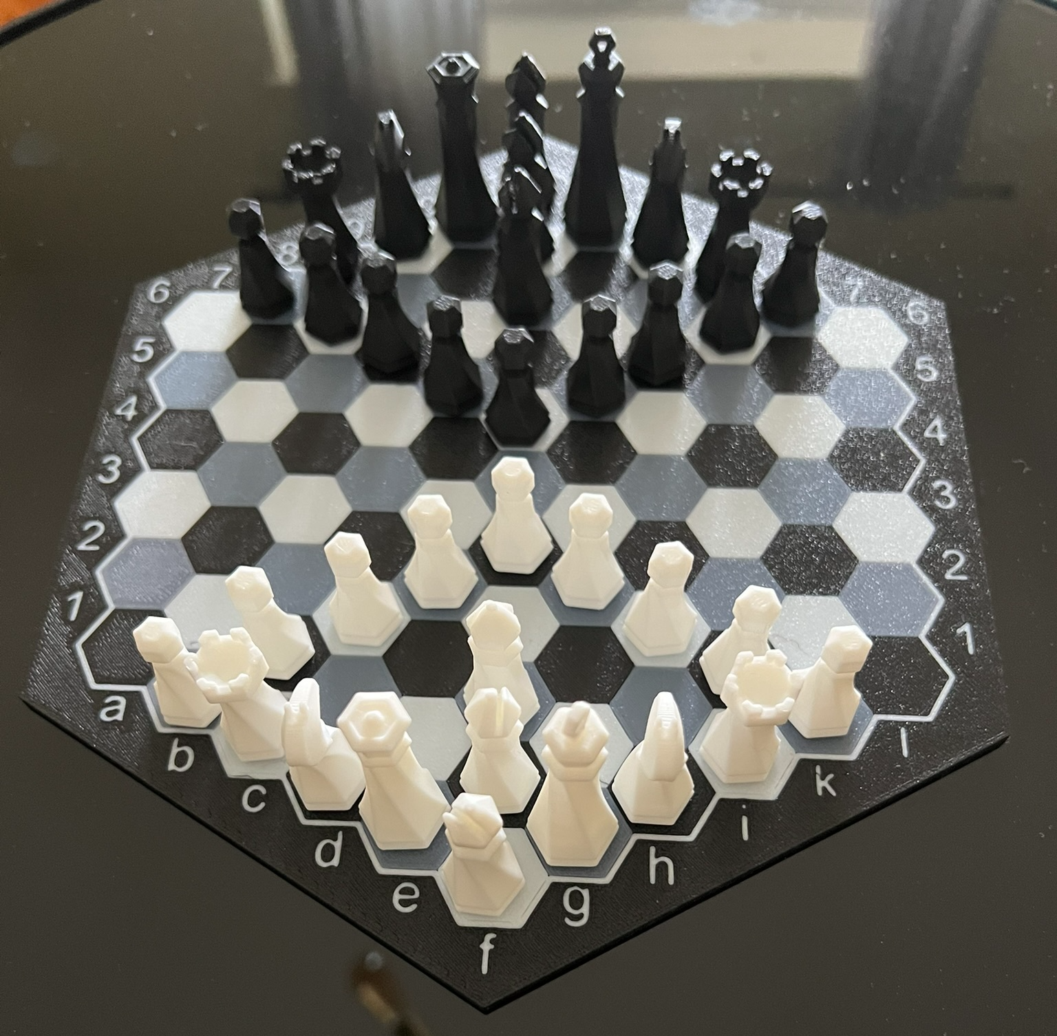 Hexagonal Chess Set