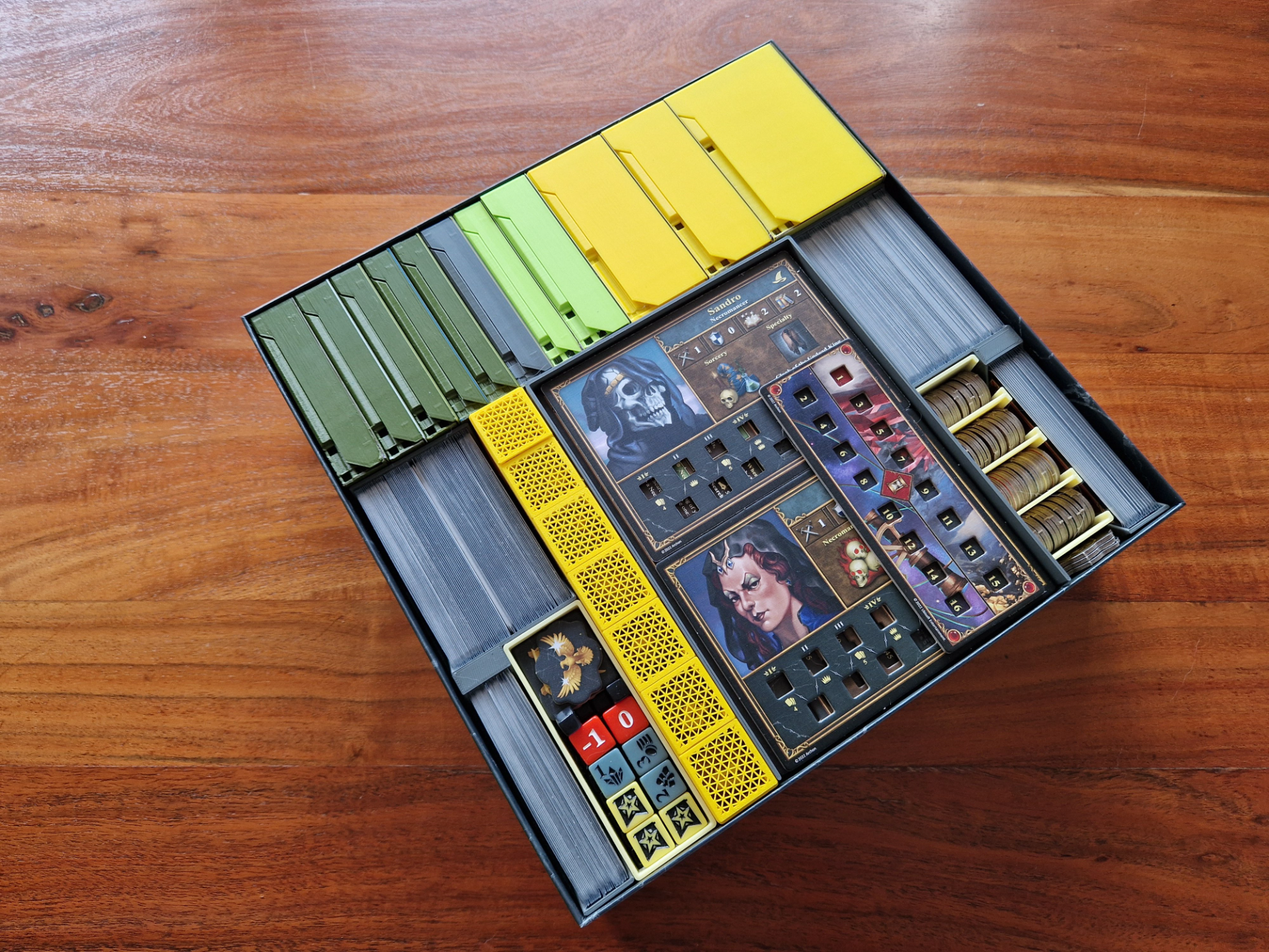 Card boxes for Heroes 3 Board Game Insert