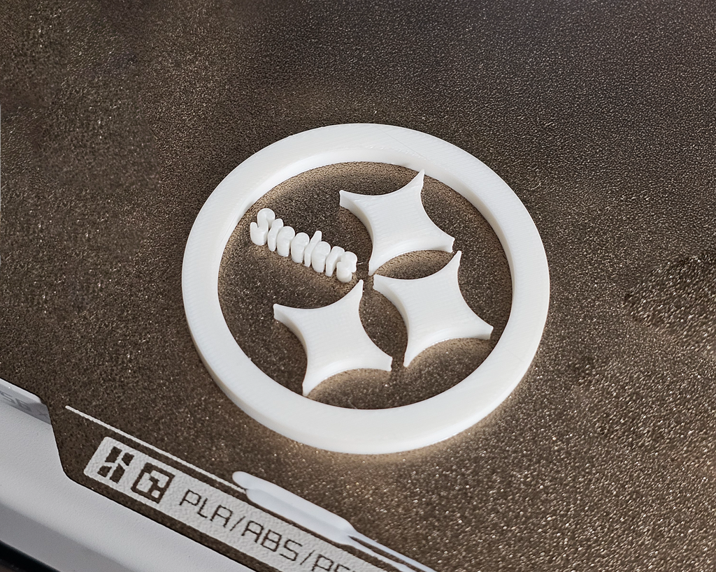 Pittsburgh Steelers NFL Logo - Custom 3D Printed