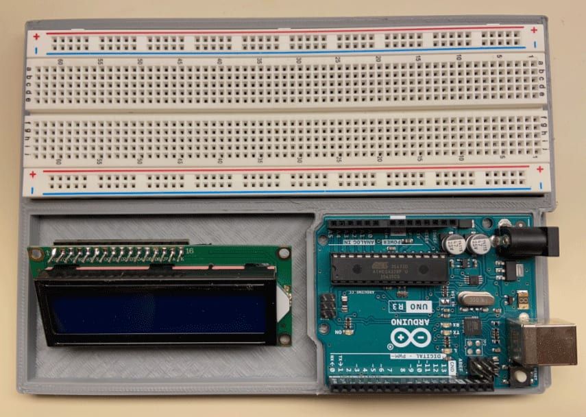 Arduino Uno Breadboard Holder