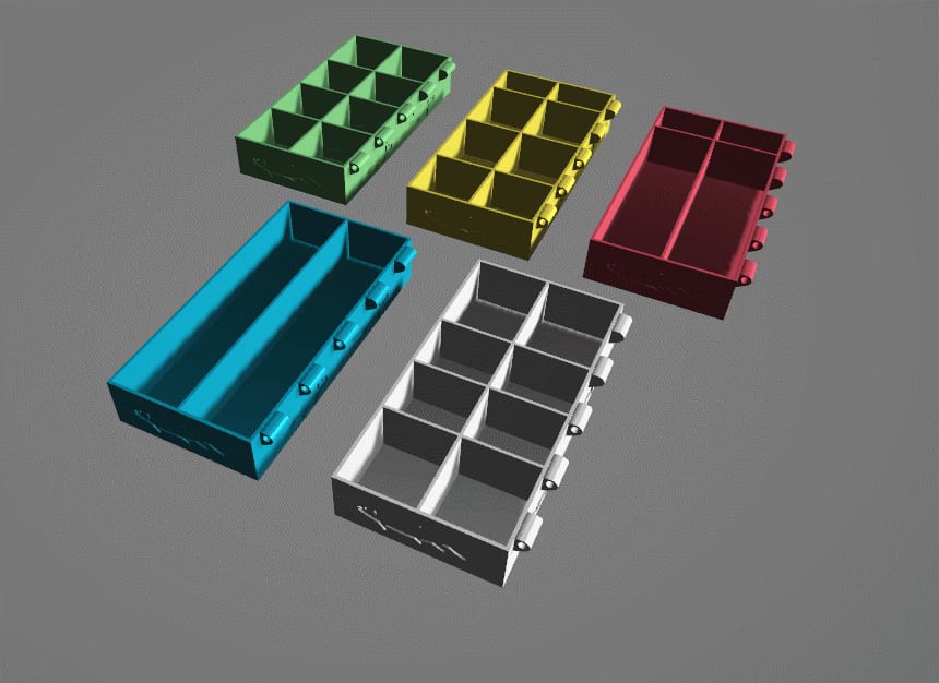 Fishing boxes more Variants