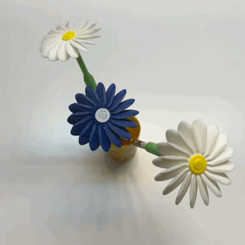 Spinning Fidget Flower Pencil/Pen Topper