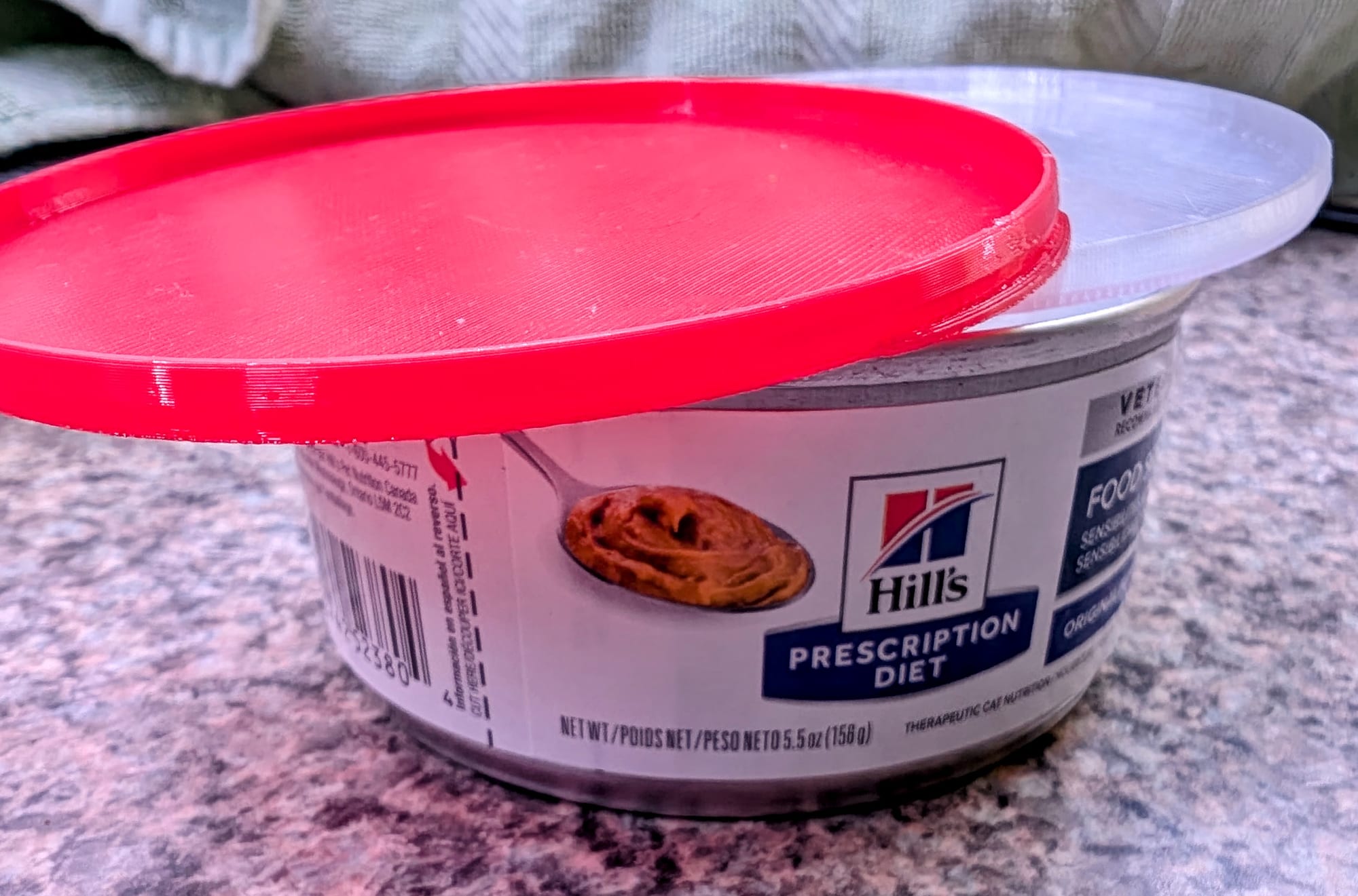Pet Food Can Lid 5.5oz 156g