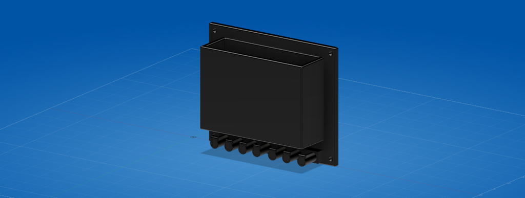Key Holder with Mail Slot