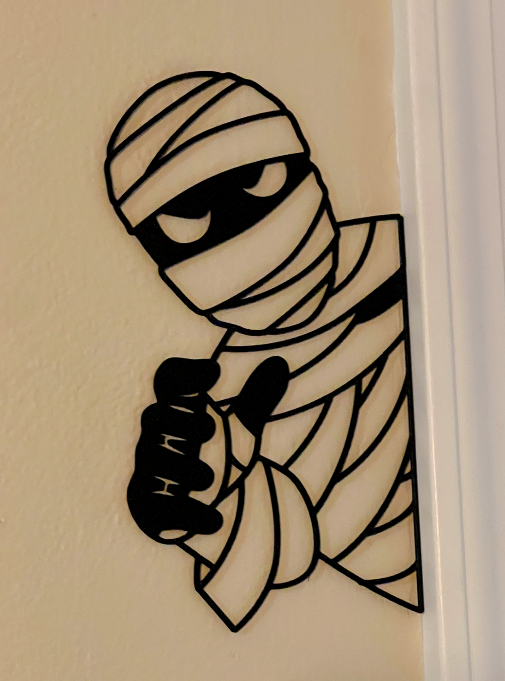 Halloween Mummy Wall Art